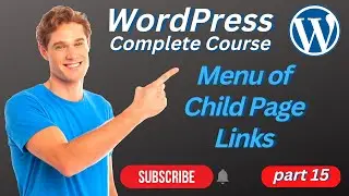 Menu Of Child Page Links In WordPress Add Home Page Button Link To WordPress Menu | VFT