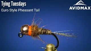 How to tie an EASY Euro Style Pheasant Tail | AvidMax Fly Tying Tuesday Tutorials