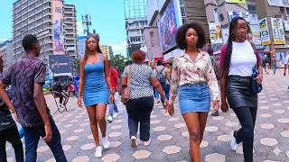 walking in down town Nairobi Kenya |4k walk|