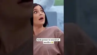 Kylie Jenner is scared of needles #shorts