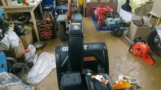 Снегоуборщик GIGANT sp-7-560ms распоковка и первый запуск