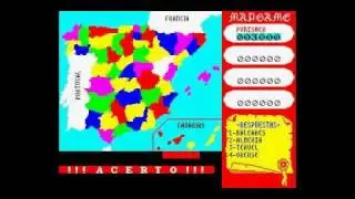 Mapgame (Erbe Software) (1985) (ZX Spectrum)