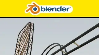 I made a ROLLERCOASTER in BLENDER