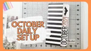 October DAILY SET UP - Well the FIRST SET UP - Echo Park Carta Bella Halloween Market - FIRST TIME