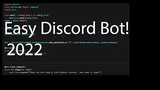 How to make a discord bot in Python! | 2022 | PT.2