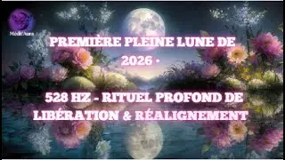 🌕 Première Pleine Lune de 2026 • Rituel profond de libération & réalignement | 528 Hz | Médit’Aura