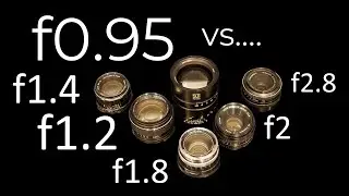 f0.95 v f1.2, f1.4....f2.8.  Pros/cons of ultra-fast fifties versus slower classics.