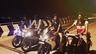 Bike Drage Race by Yamaha Fazer vs Hero Hunk vs Bajaj  pulsar 150