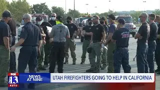 Utah fire crews head to California to help fight massive wildfires