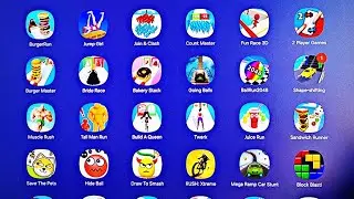 Save the fish Game / Draw To Smash Game / Hide Ball Logic game / Save the dog game / Juice run game 