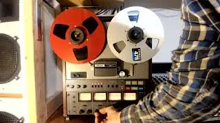 P 1     Teac A3440 Reel to Reel  Tape Deck