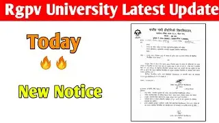 Rgpv news today (new notifications 🔥🔥)#rgpv