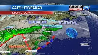 Raw start to the work week, weather-wise