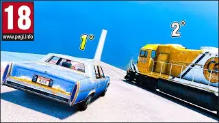 MEGA RAMPA ma la 1° AUTO DECIDE TUTTE le ALTRE!  (5/6 Treni) GTA 5 ITA