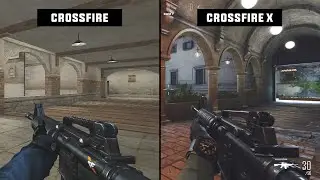 CROSSFIRE X vs CROSSFIRE : ORIGINAL vs REMAKE MAP COMPARISON (BLACK WIDOW) [1080P 60FPS]