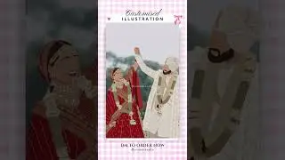 The Most Unique Wedding Gift You Can Make! 💍 #DigitalArt