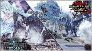 Velkhana comparison of MHR Sunbreak & MHW Iceborne |【 Monster Hunter Rise Sunbreak】