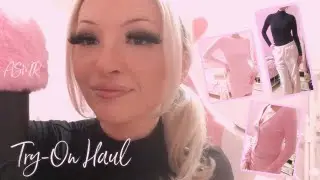 🛍️👱🏼&zwj;♀️ ASMR // Victoria Secrets & Oh Polly try-on haul (whispered voiceover & mic brushing) 🛍️👱🏼&zwj;♀️