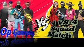 Squad vs Squad coustom match  #freefire  #opgameplay #comedycommentary #totalgaming #gyangaming