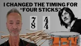 Led Zeppelin “Four Sticks” in 7/8 & 4/4 instead of 5/8 and 6/8