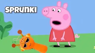 Peppa Finds a Sprunki on the Ground! TRY NOT TO LAUGH
