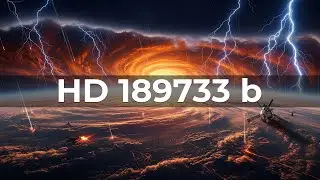 Экзопланета HD 189733 b - ВЕТЕР 8700 км/ч и дождь из СТЕКЛА