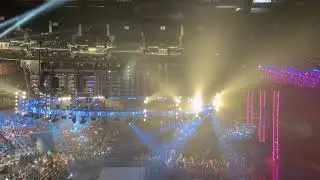 WWE live event warning message