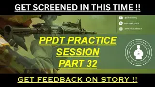 PPDT PRACTICE SESSION #32 FOR UPCOMING SSB INTERVIEW, NDA SSB , CDS SSB 2023 AND 2024 #ppdtpractice