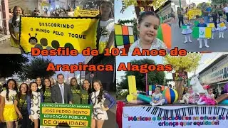 Desfile C&iacute;vico-Militar de 101 anos| CEI PEDRO BENTO!! ARAPIRACA-ALAGOAS 