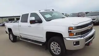 2016 white Chevy 3500 LTZ crew cab