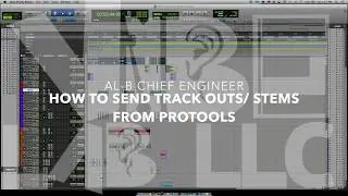 How To Send Trackouts/ Stems From Pro Tools 2025