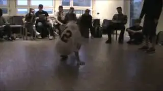LiL Heo (Break2Beat) vs Noindex (Break2Beat)│Go hard or go home 2014 Footwork Battle