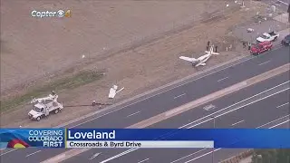 Small Plane Loses Wing In Crash Shortly After Takeoff In Loveland
