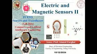 Lec 9    Electric and Magnetic Sensors II   Part 1