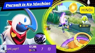 Pursuit absol is just a KO machine Absol Pokemon Unite Hindi gameplay