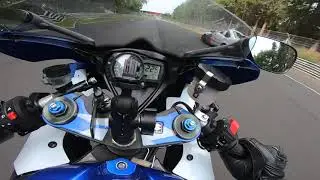GSXR follow S1000RR at Nordschleife 09.08.2020 with yellow flag