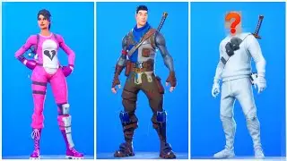 Fortnite skins but without masks...(Skins face reveal)