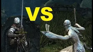 Dark Souls: Remastered - Ricard's Rapier VS. Painting Guardian Sword - DAMAGE TEST [NG+6]