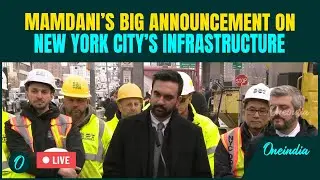 LIVE: Mamdani's SHOCKING Announcement on New York City's Infrastructure; Joins Workers to Fix Bridge