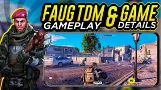 Faug game tdm mode gameplay all details | faug game tdm mode | faug new update | indic gamer yt