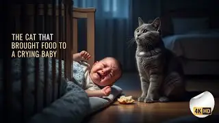 A Cat Tried to Help a Crying Baby | A Silent Kindness Story | The Cat and the Crying Baby