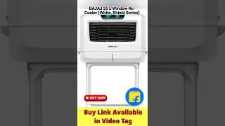 BAJAJ 55 L Window Air Cooler (White, Shield Series Solair 55 With Dura Tuff PRO Motor & Inverter)