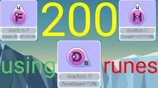 200 runes 😏😁😅😂 using in monster honor fight # monster of glory # Pokemon evolution # poke vs #