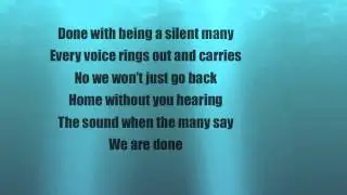 We Are Done - The Madden Brothers (Lyric Video)