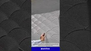 Decorative Wall Texture Finish | Satisfying Plaster Pattern Technique