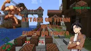 Attack on Titan op.1 - Guren no Yumiya [Minecraft Noteblock] #attackontitan #minecraft