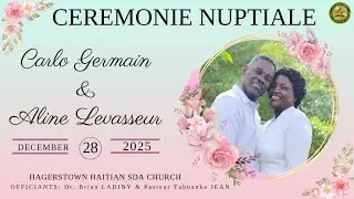 Wedding Ceremony of Carlo & Aline |HBH 1st Wedding| Pastor Tabuanka Jean & Dr. Brian Ladiny 12/28/25