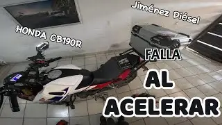 MOTO HONDA CB190R / FALLA AL ACELERAR EN BAJAS RPM