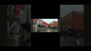 15909 Avad assam train accident with trailer near Dibrugarh.