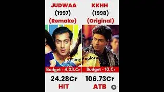 JUDWAA VS KKHH movie comparison box office collection #viral #trending #shorts #salmankhan #srk